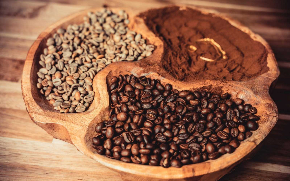 Verschiedene Kaffeesorten 