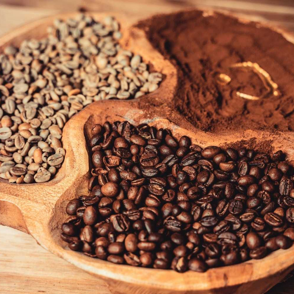 Verschiedene Kaffeesorten 