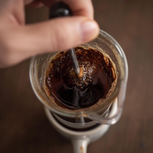 French Press Kaffee Zubereitung