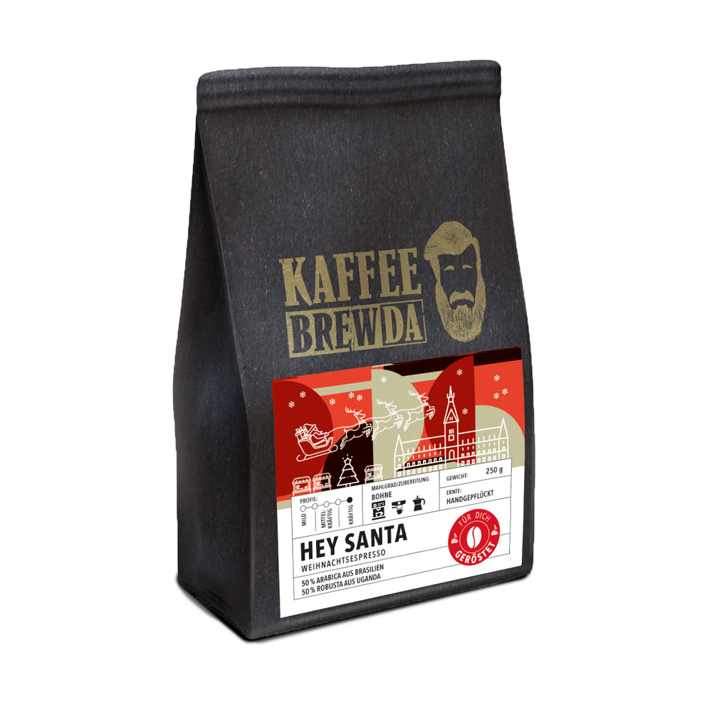 Hey Santa Weihnachtsespresso kaffeeheimat hamburg winterspezial