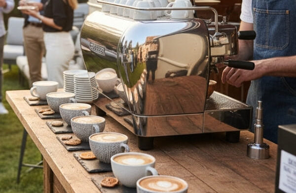 B2B Kaffee auf Tresen