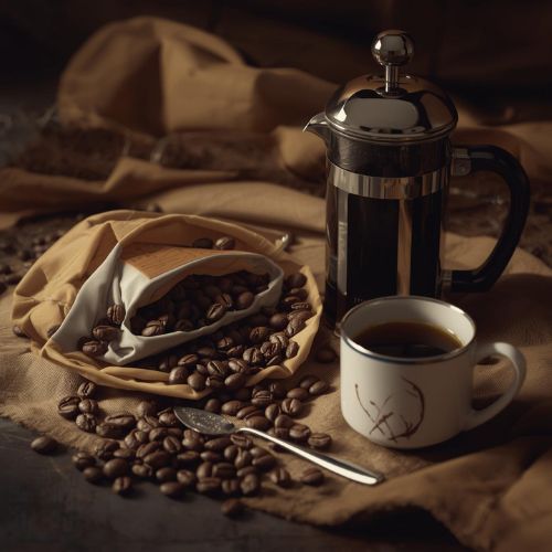 Kaffee Probierpaket geöffnet auf Tisch