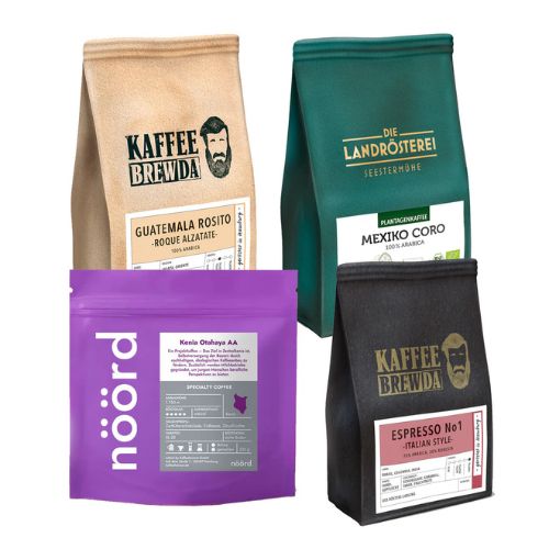 beliebtes Kaffee Probierpaket