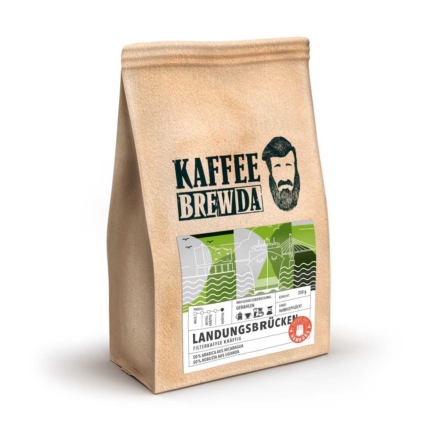 Kaffeebrewda-Landungsbruecken