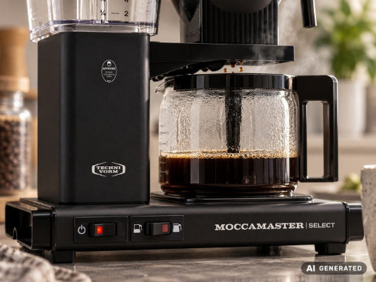 Moccamaster Nahaufnahme des Bedienfeldes