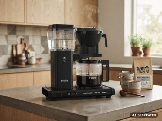 Moccamaster steht in Küche