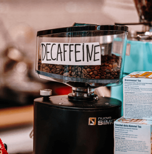entkoffeinierter Kaffee Decaf
