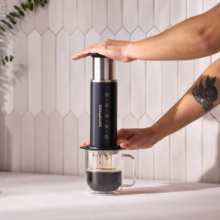
                  
                    AeroPress Steel Coffee Maker Black Edition
                  
                